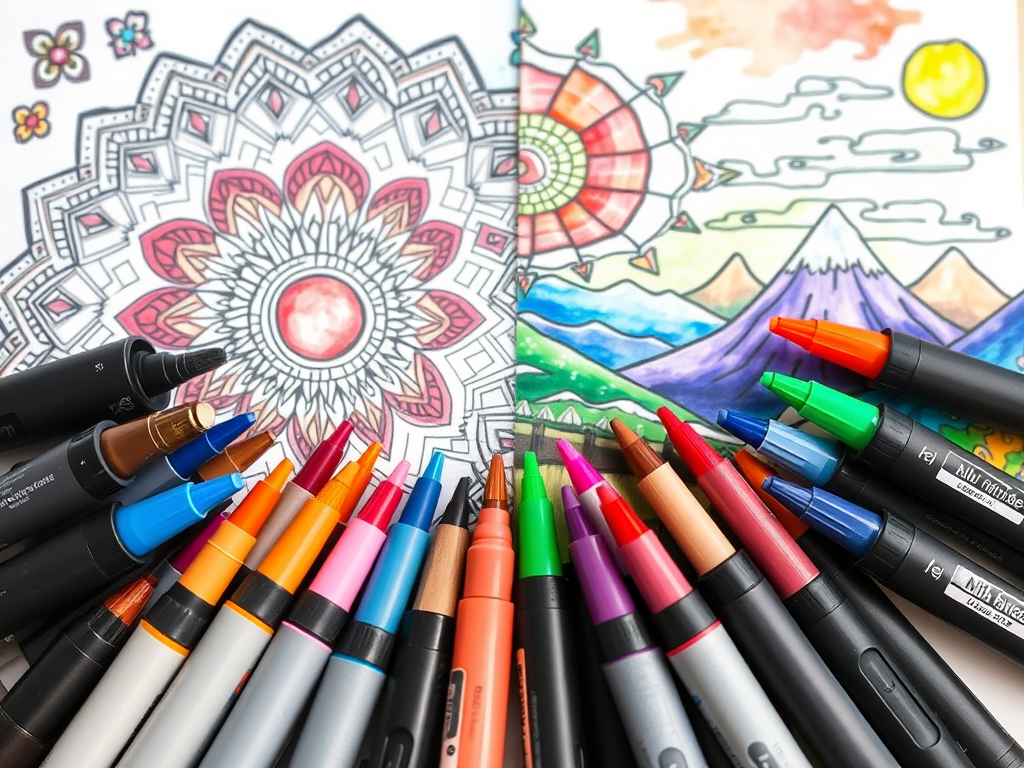 Coloriage adulte : feutre à eau VS feutre à alcool, lesquels choisir ? 🎨🖊️