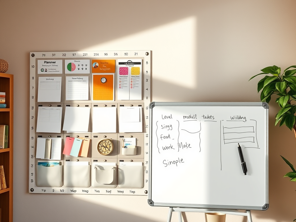 Organisateur mural VS tableau blanc : quelle solution pour mieux gérer la rentrée ? 🗓️🖊️